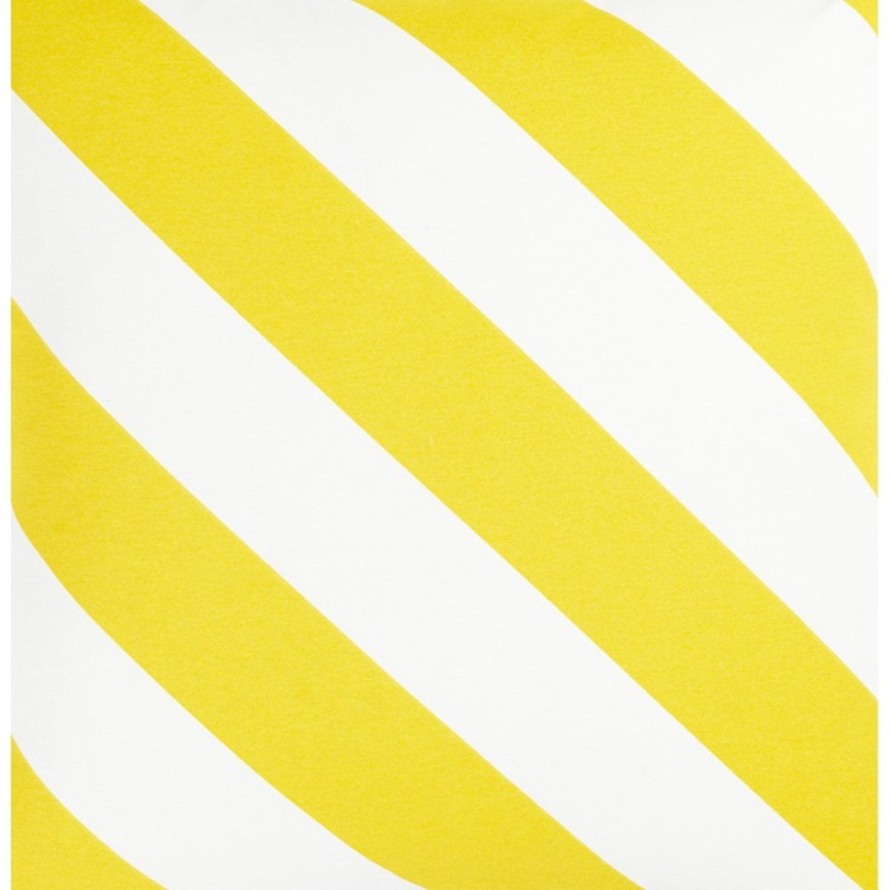 New IKEA LAGERMISPEL Pillow Cushion Cover Yellow White Stripe 20x20" 705.603.33